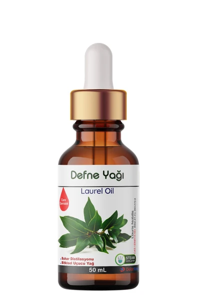 Defne Yaprağı Yağı - 50 mL (Bitkisel Uçucu Yağ,Buhardanlık Esansı,Oda Kokusu) ürün görseli