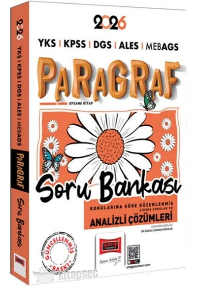 YARGI 2026 YKS KPSS DGS ALES MEBAGS PARAGRAF SORU BANKASI ANALİZLİ ÇÖZÜMLER ürün görseli 1