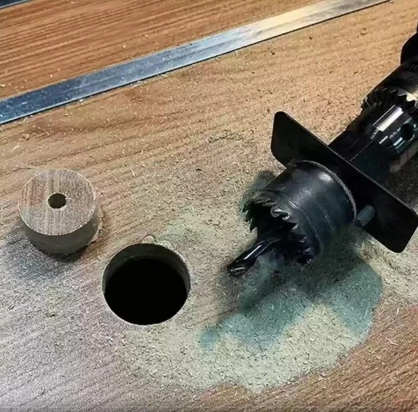 Zhltools 6 Parça Demir Ahşap Alçıpan Delme Buat Açma Seti - Resim 3