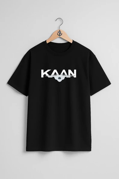 Oversize Tf-X Kaan 5.Nesil Savaş Uçağı Göğüs Tasarımlı Unisex T-Shirt - Resim 11