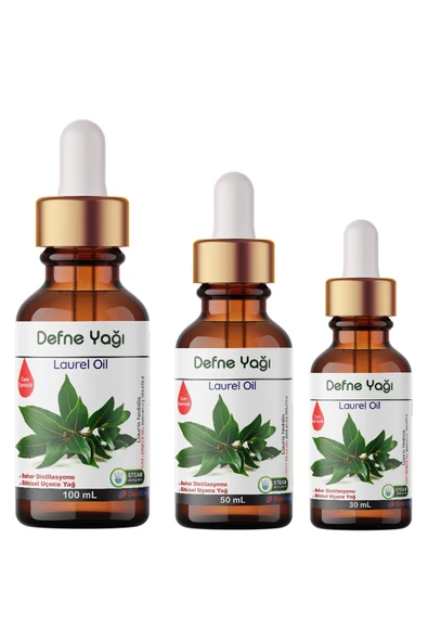 Defne Yaprağı Yağı - 100 mL (Bitkisel Uçucu Yağ,Buhardanlık Esansı,Oda Kokusu) ürün görseli