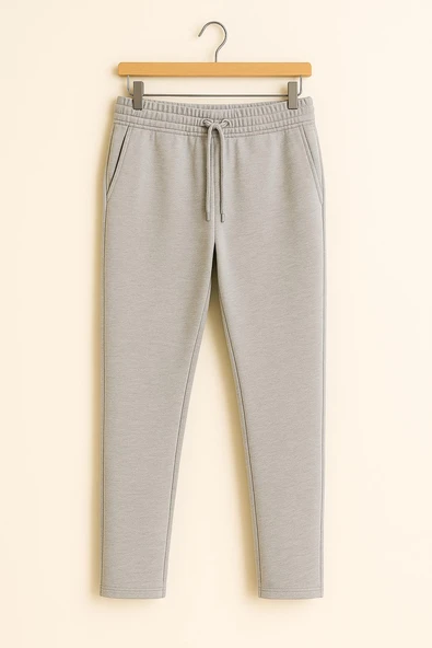 Erkek Düz Paçs Rahat Kesim Premium Penye Kumaş Eşofman Altı ürün görseli