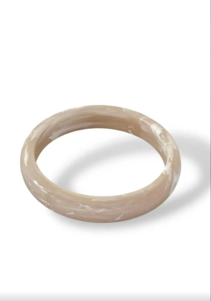 Bej Renk Kemik Mika Bileklik ürün görseli 1