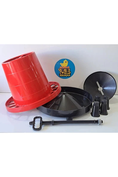 Mh 8 Kg. Broiler Ayaklı Yemlik - Resim 3