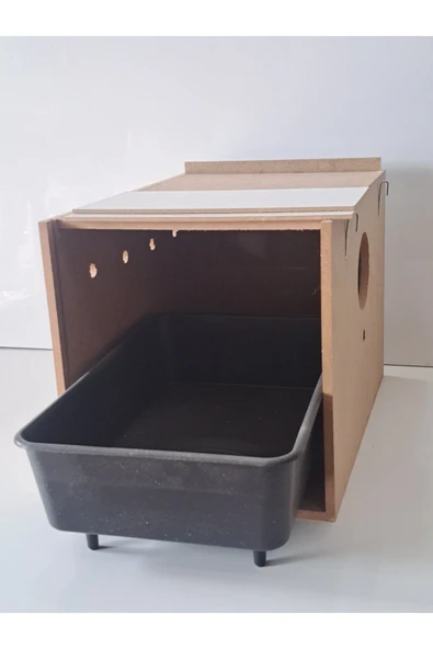 Mh Çift Kapılı sultan papağan Yuvalık Plastik Folluklu Dahil - Resim 2