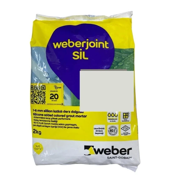 Weber Joint Sil 437 Açık Gri Derz Dolgu 2 Kg ürün görseli 1