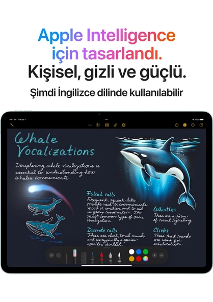 iPad Air M3 Wi-Fi 256 GB 11" MCA14TU/A Uzay Grisi Tablet - Resim 6