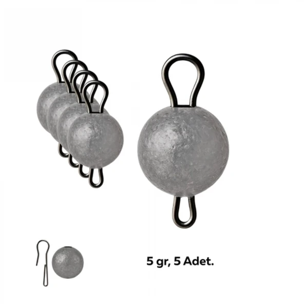 Uyguna-Yakala-5 Gram-5'li Paket-Mafsallı Kurşun-Hareketli İğne Kurşunu-SUN.076 ürün görseli