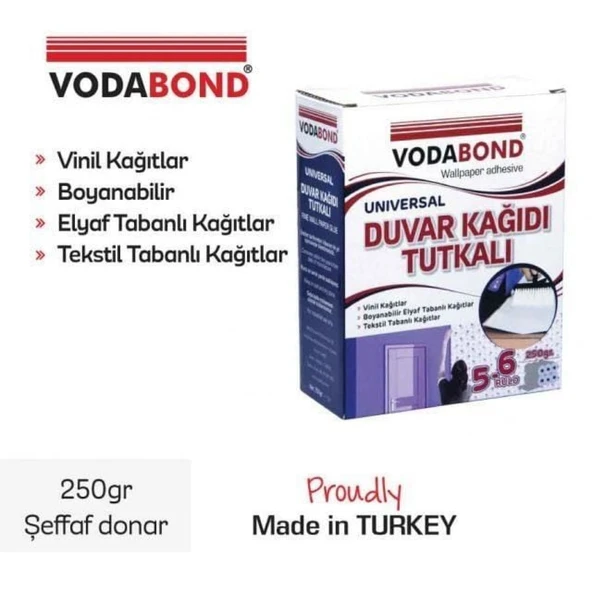 Vodabond 250 Gr Duvar Kağıdı Yapıştırıcısı - Resim 4