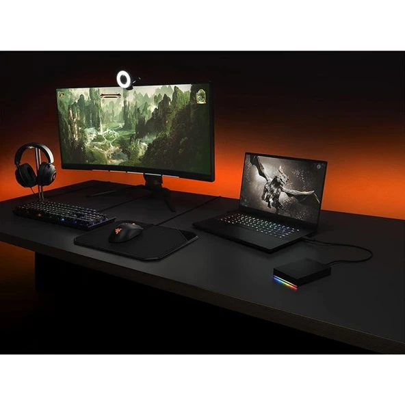 SEAGATE 2TB 2.5" FIRECUDA STKL2000400 USB 3.2 GAMING HARİCİ DİSK - Resim 2
