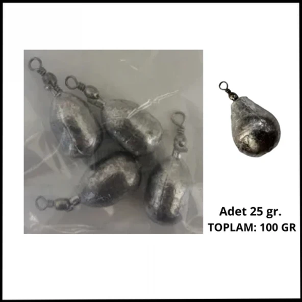 Uyguna-Yakala 25 gr-100 gr-Fırdöndü Kurşun-SUN.104 ürün görseli