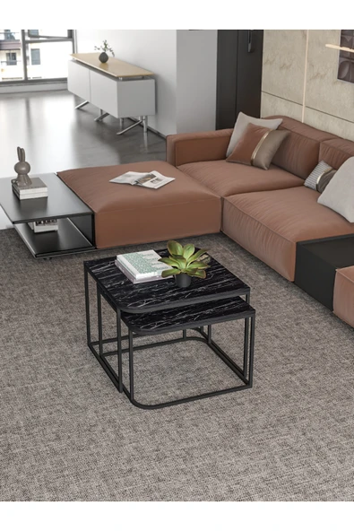 Orta Sehpa Damla İkili Lüx Bendir - Resim 5