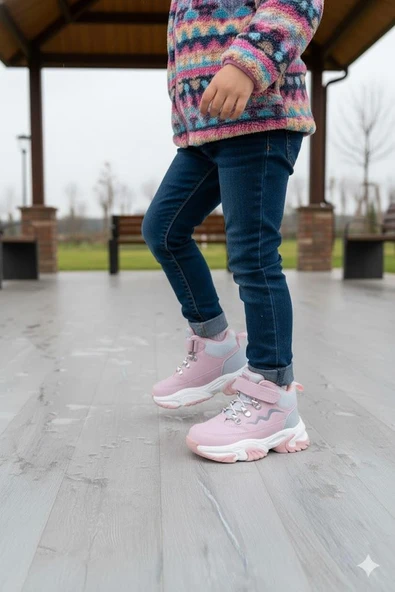 Fort Evil Cool Anatomik Sıcak Astar Kaymaz Taban Kız Çocuk Bot - Resim 3