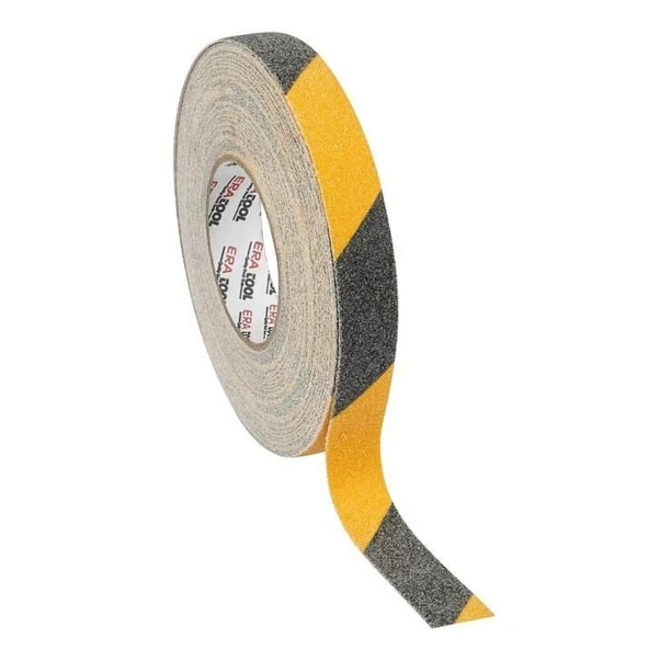 Era 12293 Sarı Siyah Kaydırmaz Bant 25 mm 15 Metre ürün görseli 1