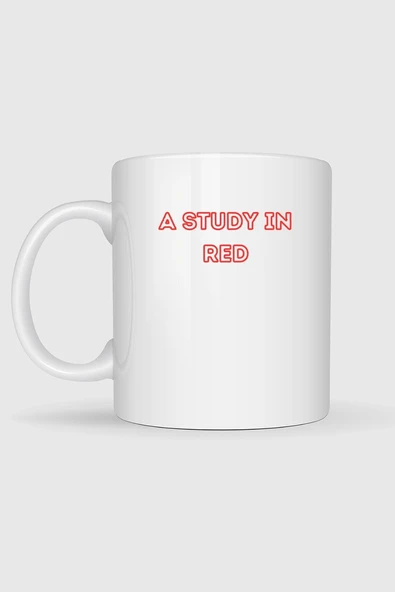 A Study İn Red Yabancı Dizi Baskılı Kupa Bardak - Resim 2