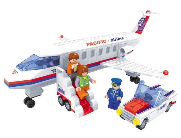 Ausini City Pacific Airline Lego Set ürün görseli 1