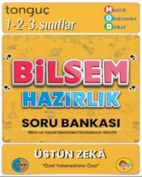 TONGUÇ 1-2-3.SINIFLAR BİLSEM HAZIRLIK SORU BANKASI ürün görseli