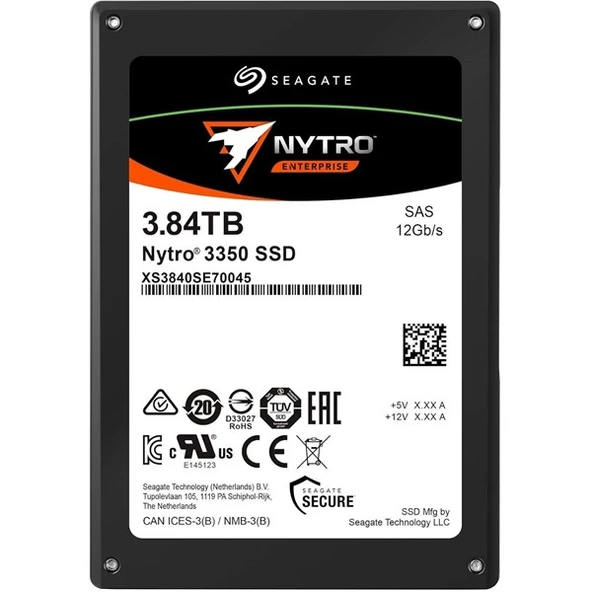 SEAGATE 3.84TB NYTRO 3350 XS3840SE70045 ENTREPRISE SSD SAS DİSK ürün görseli