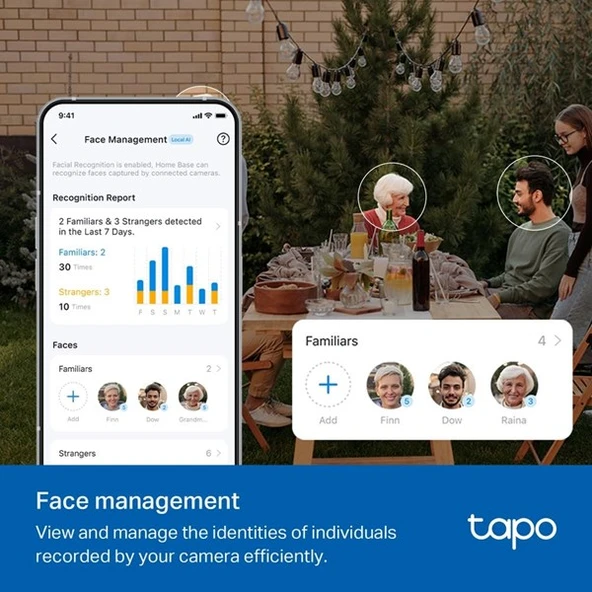TP-LINK 16kanal TAPO H500 YAPAY ZEKA HOME BASE KABLOSUZ IP  KAYIT CİHAZI - Resim 7