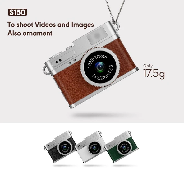 Çeşithane Retro Mini Dijital Kamera – 1080P HD Nano Cep Kamera Ve Fotoğraf - Resim 2