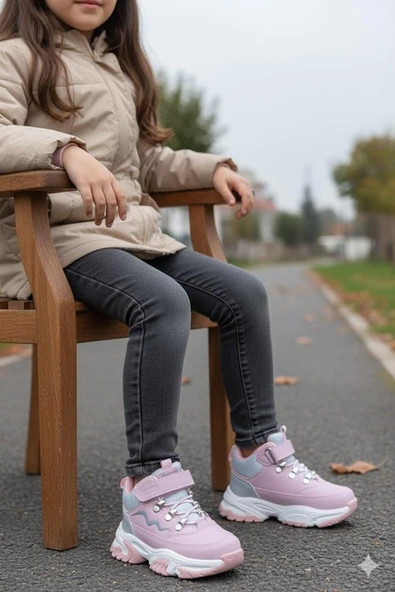 Fort Evil Cool Anatomik Sıcak Astar Kaymaz Taban Kız Çocuk Bot - Resim 2