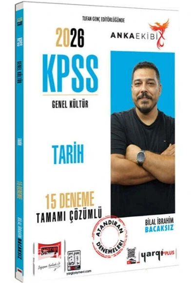 YARGI 2026 KPSS GK TARİH 15 ÇÖZÜMLÜ DENEME ANKA ürün görseli 1