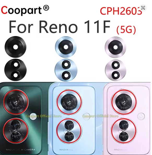 OPPO Reno11 F 5G CPH2603 Arka Kamera Kapağı İçin Coopart Arka Kamera Cam Lensi ürün görseli