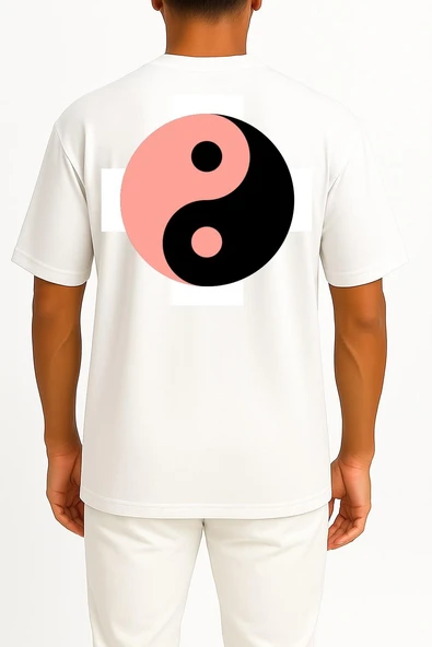 Oversize Blackpınk Cep ve Sırt Tasarımlı Unisex T-Shirt - Resim 11