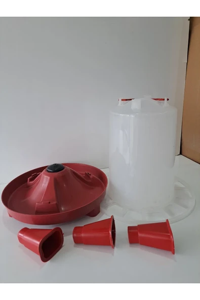 5 KG Kulplu Ayaklı tavuk ve Civciv Yemliği - Resim 3