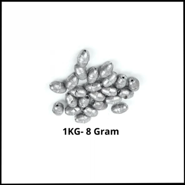 Uyguna-Yakala - 8 Gram -1KG-Kıstırma Zeytin Gezer Olta Kurşunu-SUN.082 ürün görseli