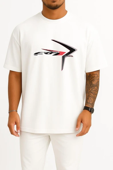 Oversize Honda Crf250l Motorcycle Accessories Göğüs Tasarımlı Unisex T-Shirt - Resim 7