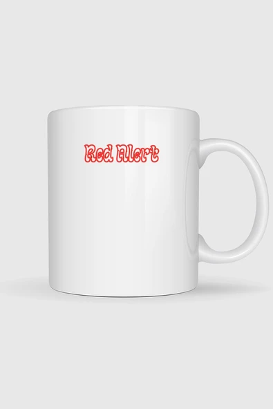 Red Alert Yabancı Dizi Baskılı Kupa Bardak ürün görseli