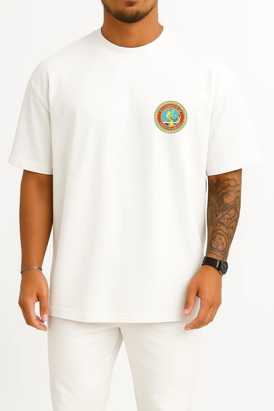 Oversize Tcg Gurbet P346 Cep Tasarımlı Unisex T-Shirt ürün görseli