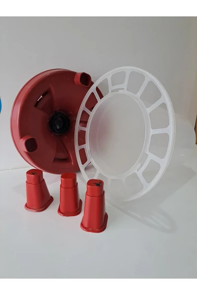 5 KG Kulplu Ayaklı tavuk ve Civciv Yemliği - Resim 2