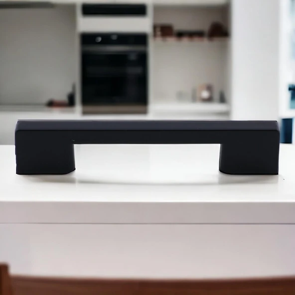 (SERT PLASTİK) 30 Adet Köprü 128 Mm Siyah Mobilya Mutfak Çekmece Dolap Dolabı Kulpu Kulbu Kulpları - Resim 4