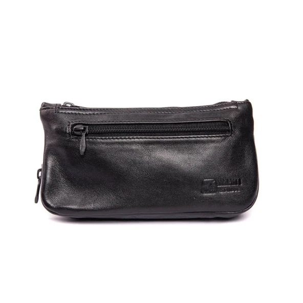 Şahin Siyah Deri Pipo Çantası 101801 ürün görseli 1