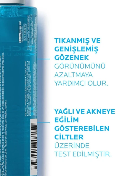 La Roche Posay Effaclar Mikro Soyucu Tonik Yağlı/akneye Eğilim Gösteren Ciltler Ciltler Gözenek Sıkı - Resim 3