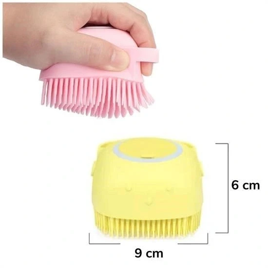 BUFFER® Yumuşak Silikon Malzemeli Esnek Jel Hazneli Masaj Fonksiyonlu Etkili Banyo Duş Kese Lifi - Resim 4