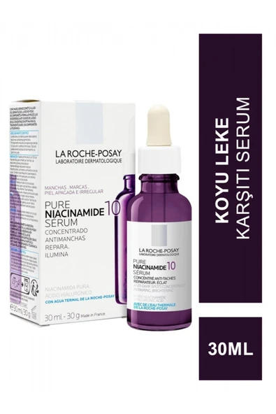 La Roche Posay Niacinamide Içerikli Saf %10 Koyu Leke Karşıtı Cilt Bakım Serumu 30...ml. ürün görseli 1