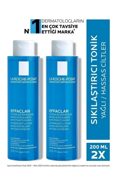 La Roche Posay Effaclar Mikro Soyucu Tonik Yağlı/akneye Eğilim Gösteren Ciltler Ciltler Gözenek Sıkı ürün görseli