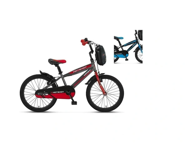 ÜMİT 2010 HOTSHOT-CANTA-V ERKEK ÇOCUK BİSİKLETİ 20 JANT SİYAH MAVİ ürün görseli