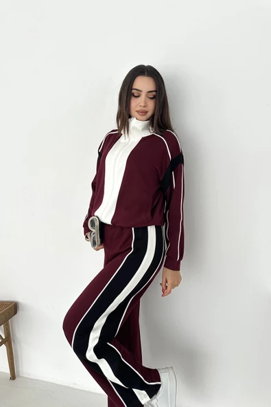 Garnili Fermuarlı Modal Takım - Resim 2