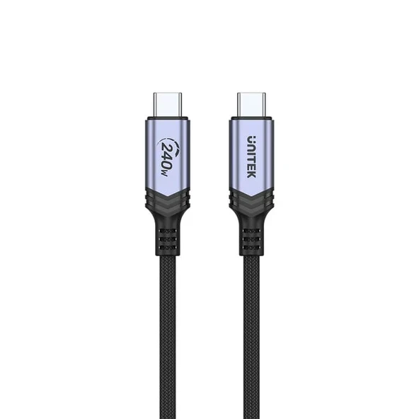 UNITEK TYPE-C HIZLI ŞARJ 2MT 240W (C14110GY-2M) - Resim 3