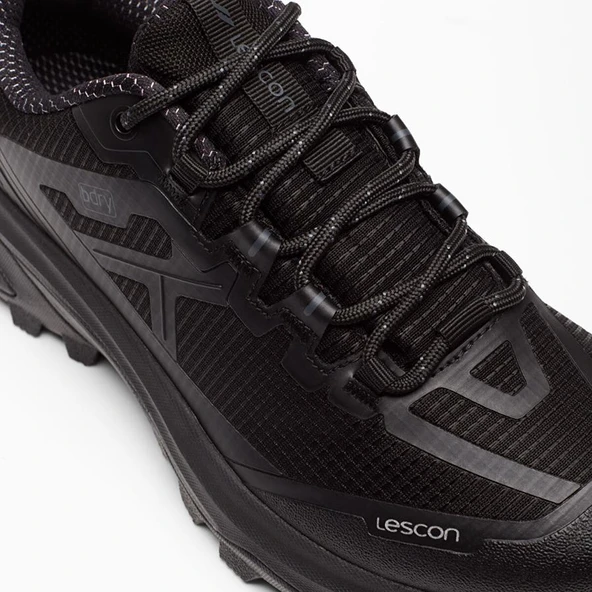 LESCON CRUX SİYAH SU GEÇİRMEZ WATERPROFF COMFORT CASUAL GÜNLÜK SPOR AYAKKABI - Resim 10