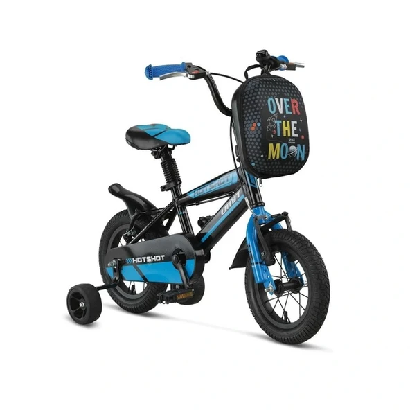 ÜMİT 1210 HOTSHOT-CANTA-V ERKEK ÇOCUK BİSİKLETİ 12 JANT SİYAH MAVİ ürün görseli