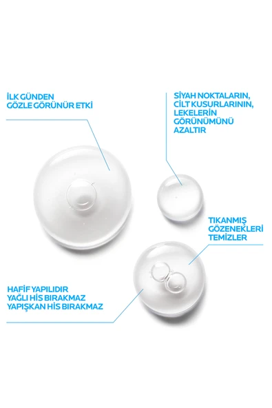 La Roche Posay Effaclar Yağlı ve Akneye Eğilim Gösteren Ciltler için Peeling Etkili Leke Karşıtı Serum - Resim 2