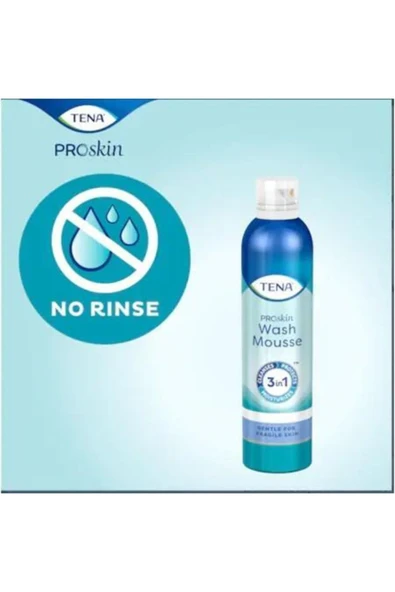 Tena Vücut Temizleme Köpüğü 2'li 3in1 Susuz Temizleme Onarım Koruma 400 ml - Resim 3