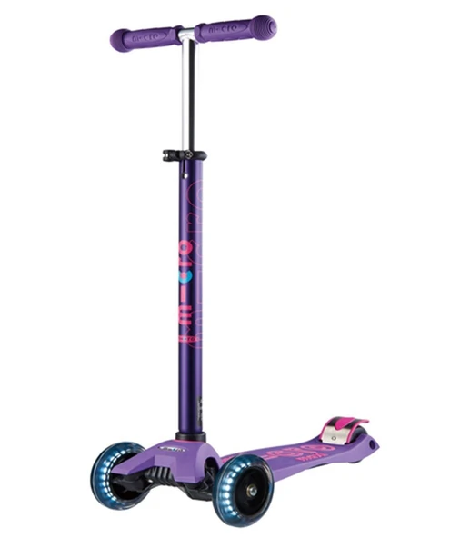 Micro Maxi Deluxe LED Purple Scooter MCR.MMD066 ürün görseli 1
