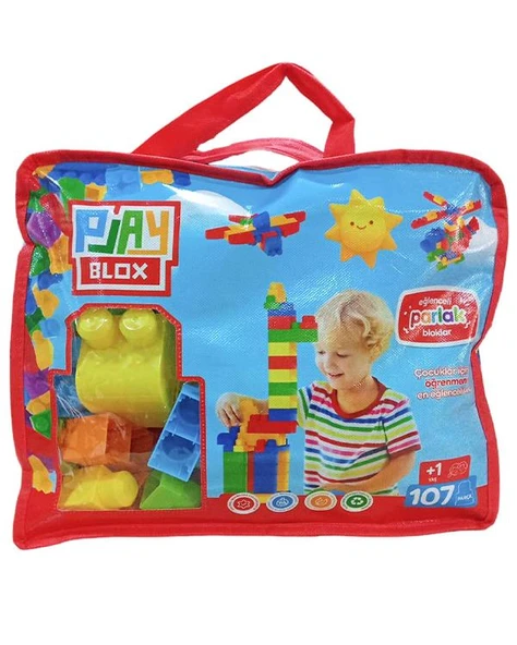 Play Blox Parlak Renkler Blok Seti 107 Parça 2953 ürün görseli 1