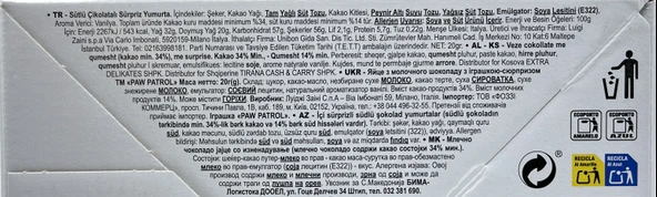 Paw Patrol Glutensiz Çikolatalı Sürpriz Yumurta 20 g (3 ADET) - Resim 3